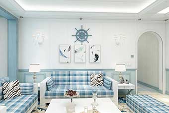 金华地中海风格-客厅