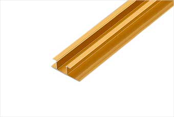 金华航空纤维墙咔铝合金带灯中条（钛金氧化）