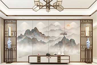 金华森佰汇航空纤维(山水画系列)